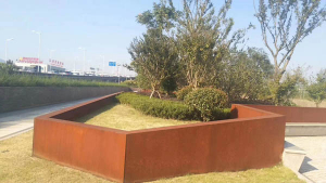 赤坎耐候钢挡土墙